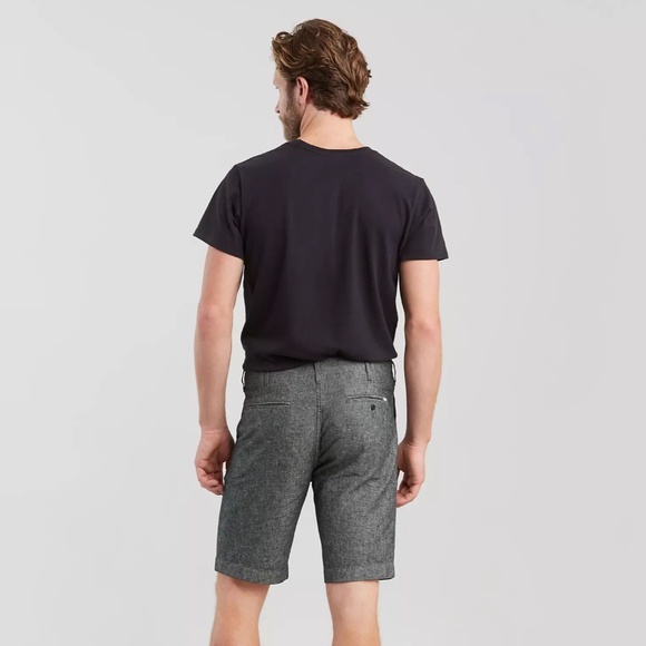 Levi's 502 Taper Fit Chino Short - Black Chambray (32) - Picture 2 of 3